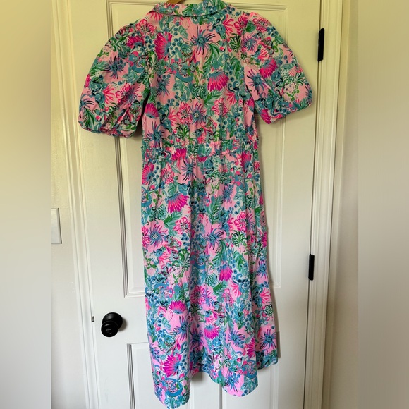 Lilly Pulitzer Tassie Mandevilla Baby Paradise, Size 10 - Picture 2 of 5